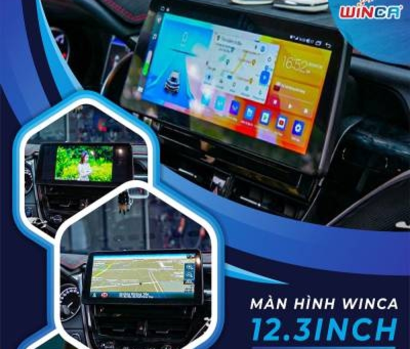 Màn Hình DVD Android Ô Tô Winca S300+ Pro 360 12.3 Inch Thông Dụng